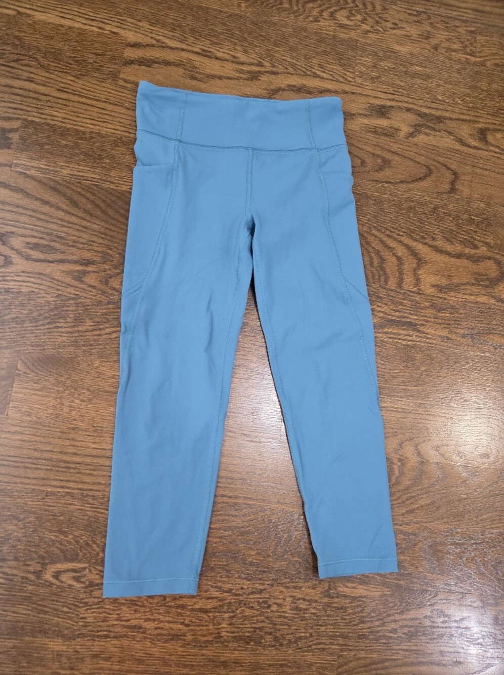 Athleta Girls' Teal Leggings with Wide Waistbandeta Sz.XL(14)